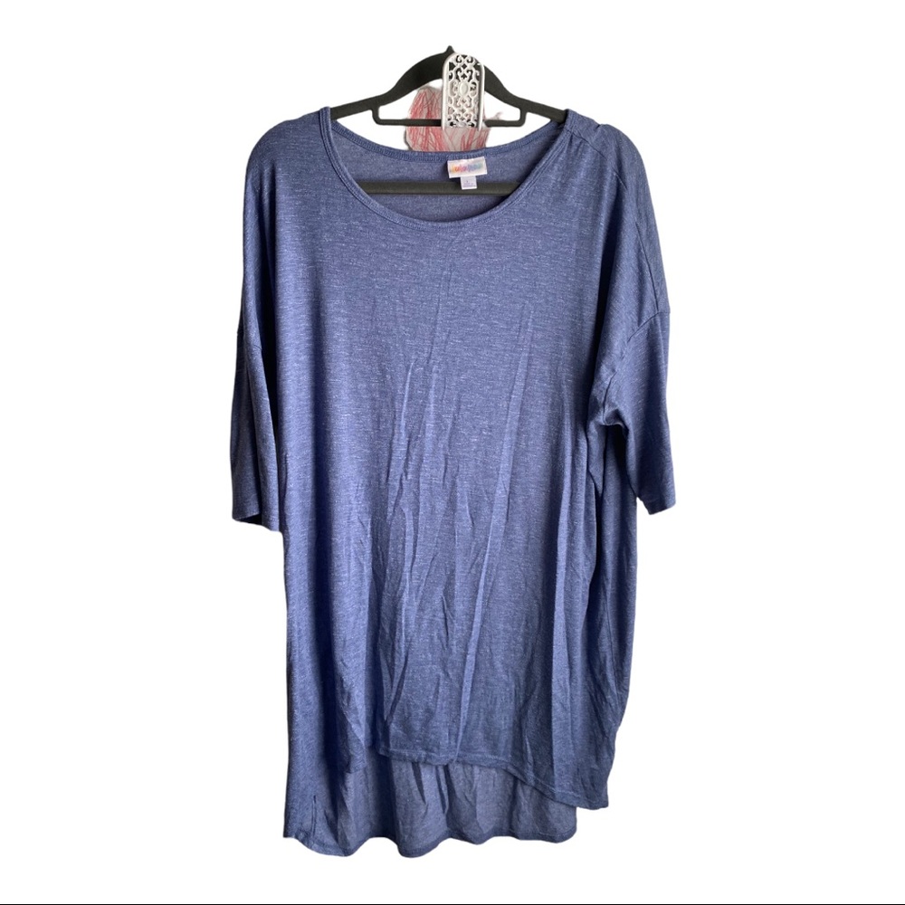 LulaRoe Blue Classic T. 2XL EUC.